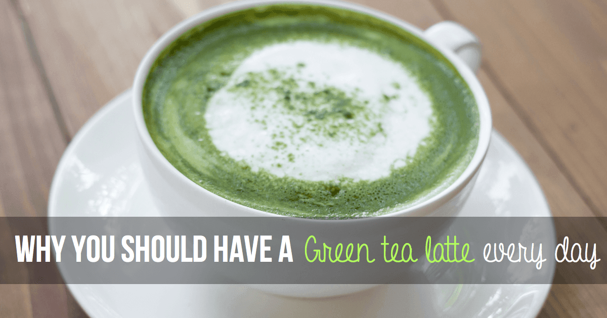 Why you should have a green tea latte every day