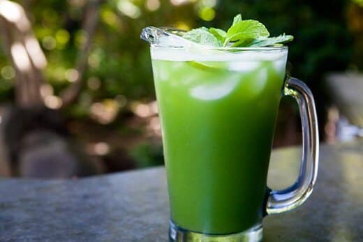 cucumber lime mint agua fresca