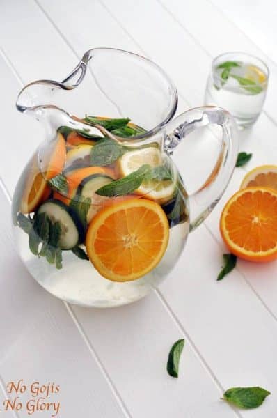 cucumber orange water