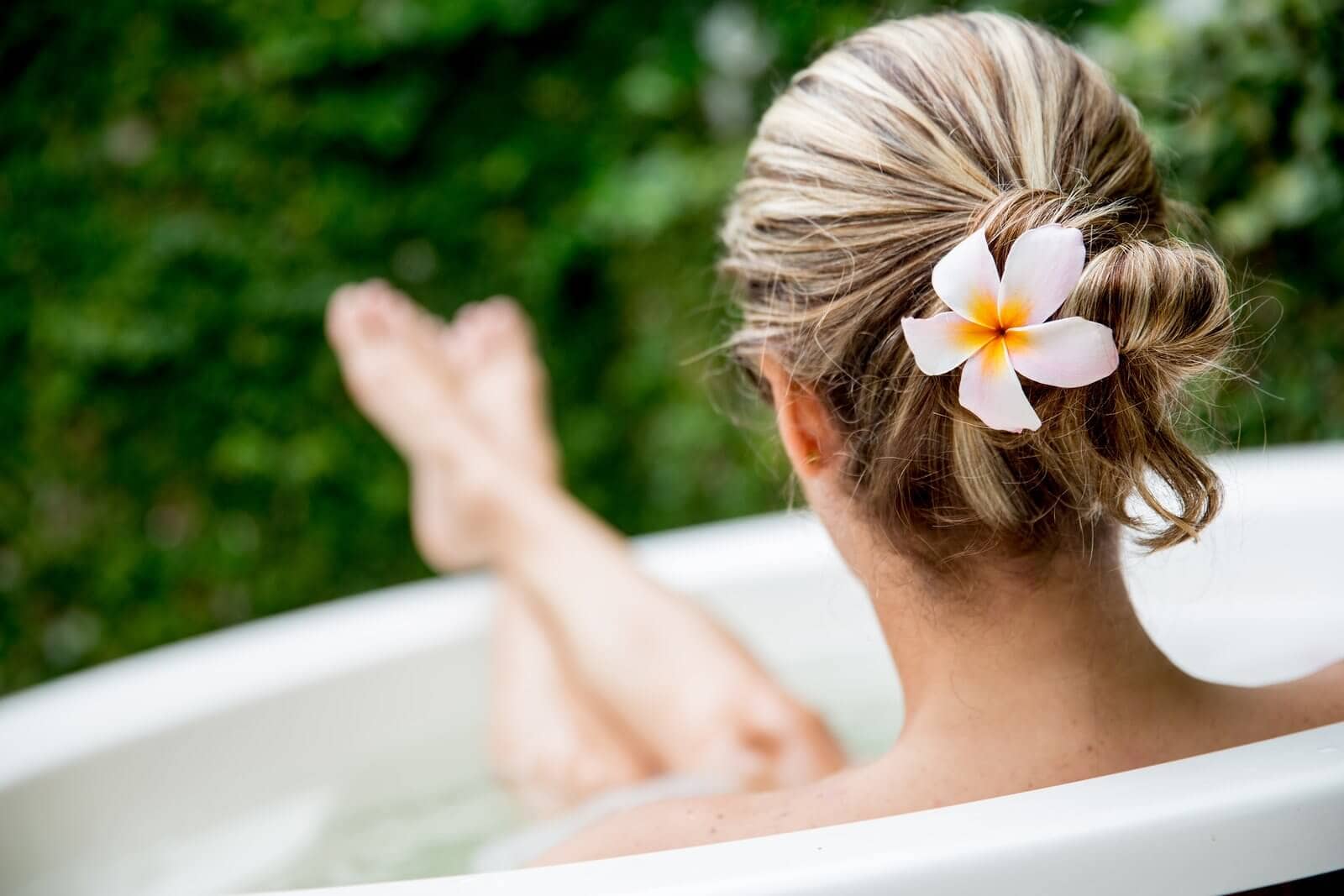 green tea bath