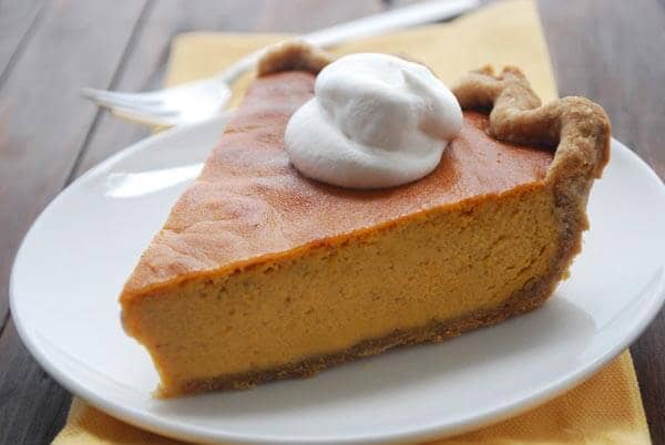 healthy pumpkin pie