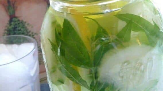herbal cucumber water