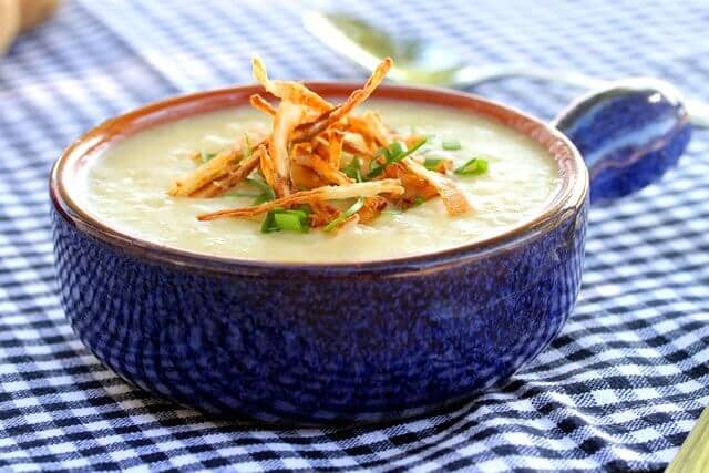 roasted garlic potato soup