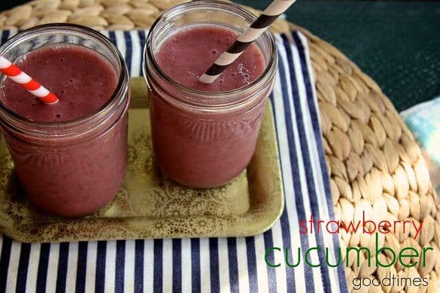 strawberry cucumber smoothie