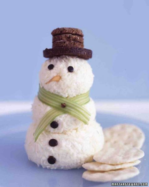 cheesy snowman