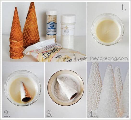 christmas tree cone diy