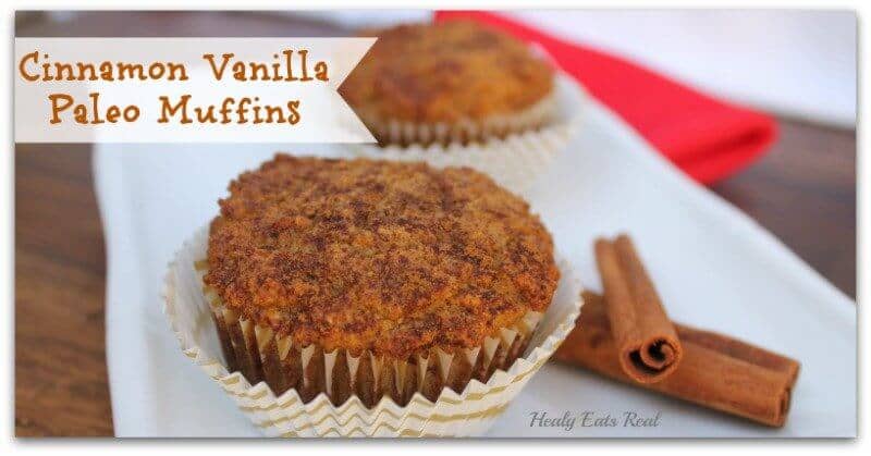 Cinnamon Vanilla Paleo Muffins