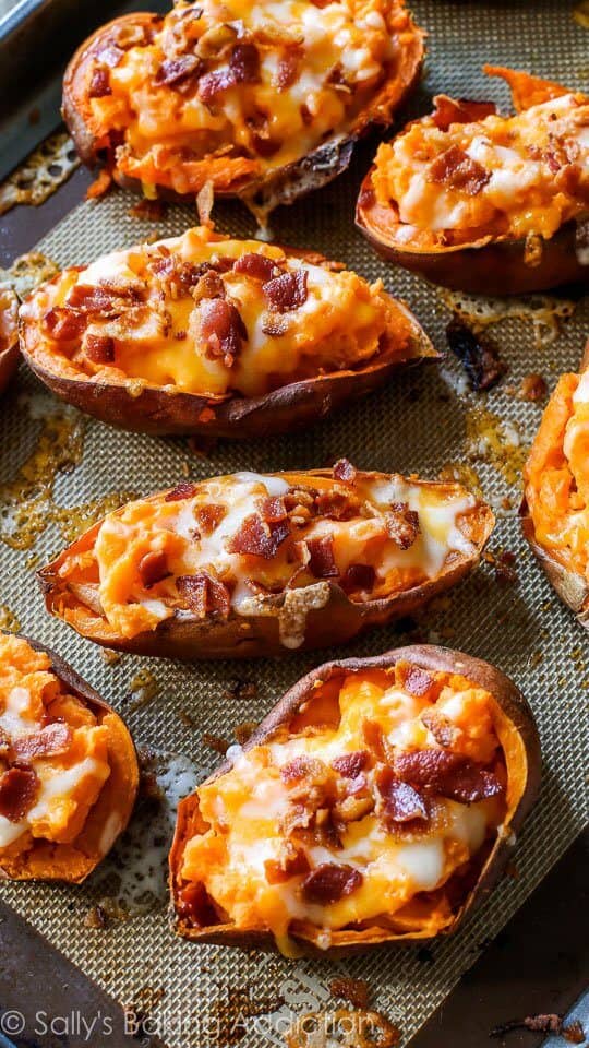 Loaded Sweet Potato Skins