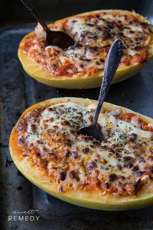 Spaghetti Squash Lasagna Bowls