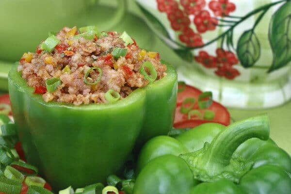 Stuffed Peppers with Turkey and Vegetables