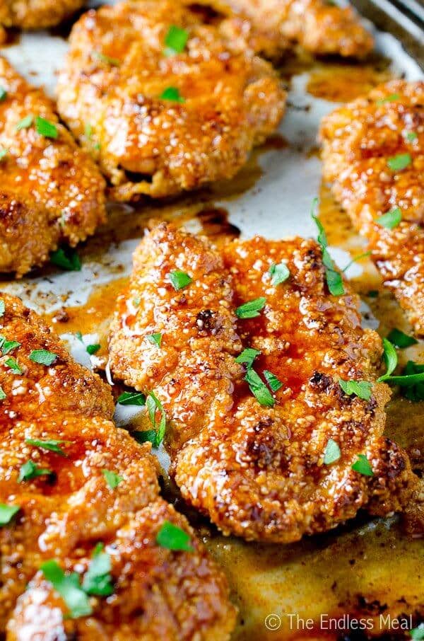 Sweet and Spicy Paleo Chicken Fingers