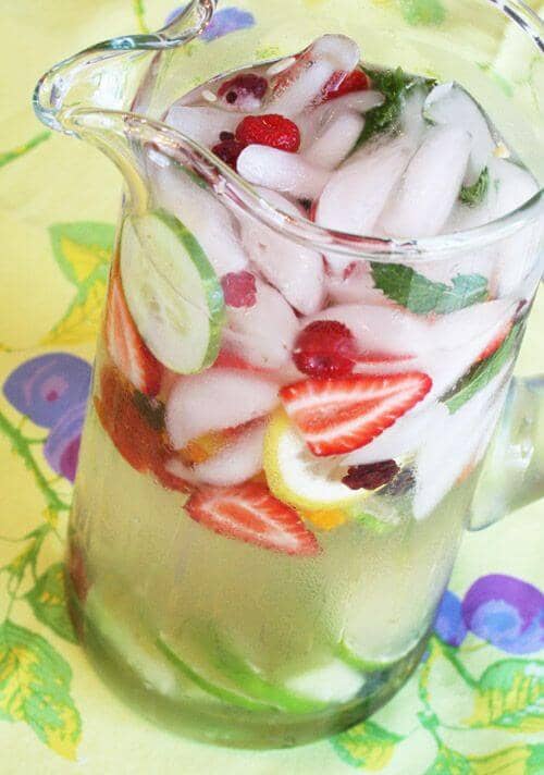 Flavored Strawberry Fruit Water
