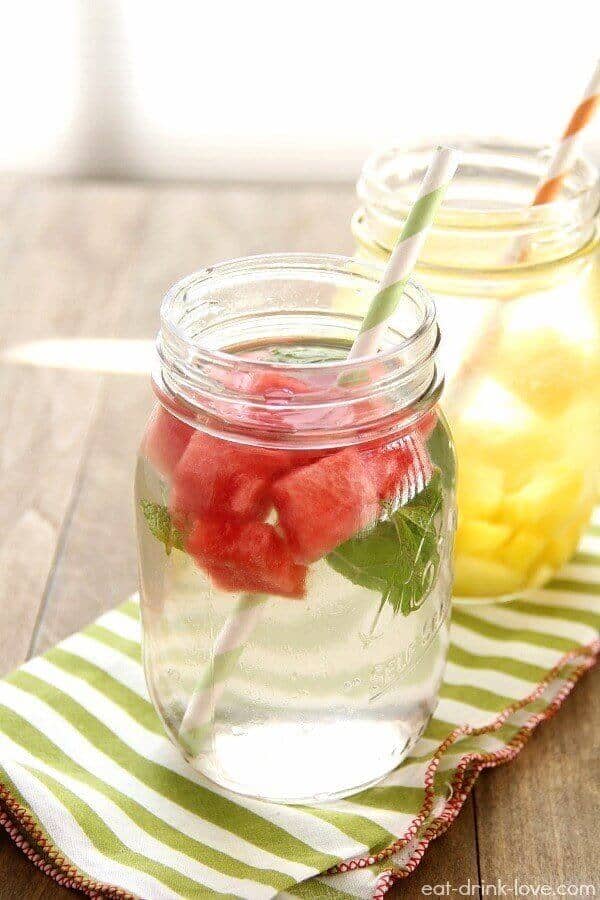 Watermelon and Mint Detox Water