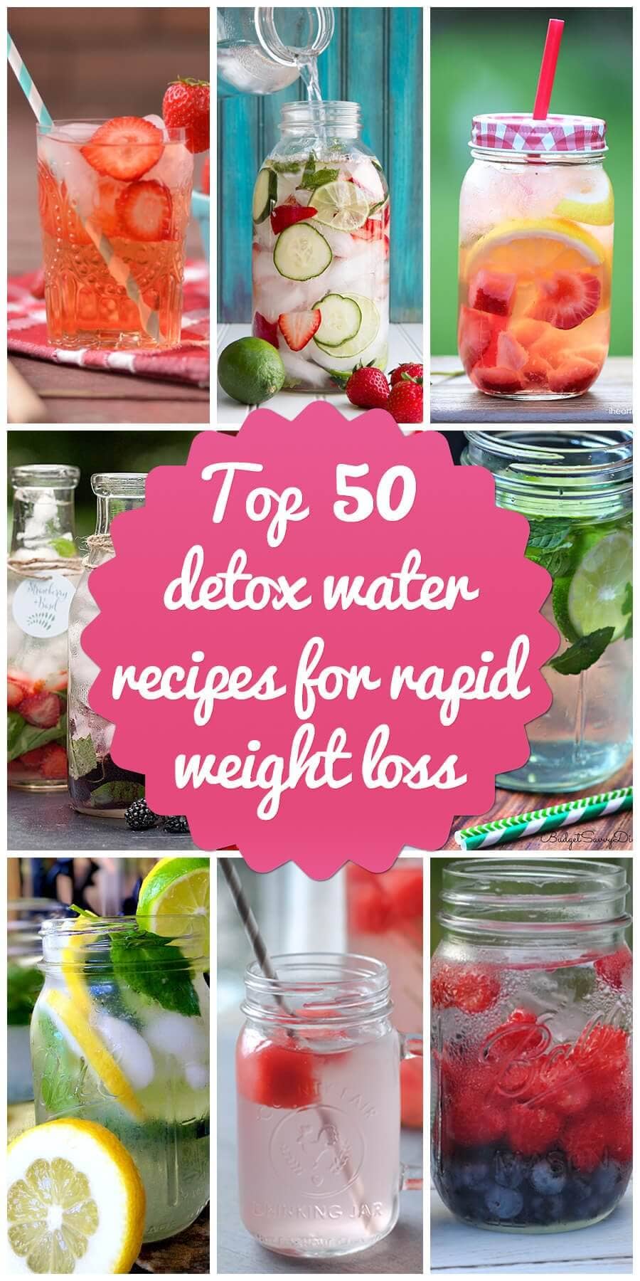 Top 50 Detox Water Recipes For Rapid Weight Loss In 2020