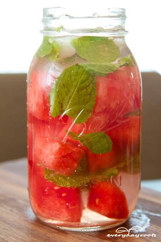 Watermelon and Mint Drink