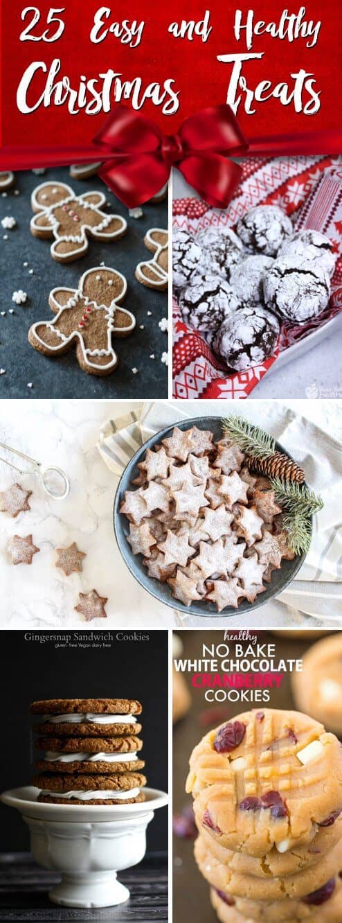 25 Incredible Recipes For Whipping Up Healthy Christmas Cookies