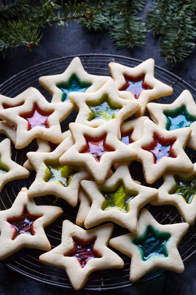 Gluten Free Christmas Cookies With Stained Glass