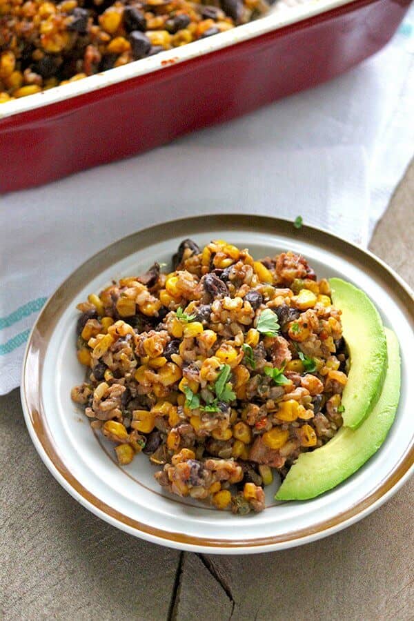 Healthy Black Bean Casserole