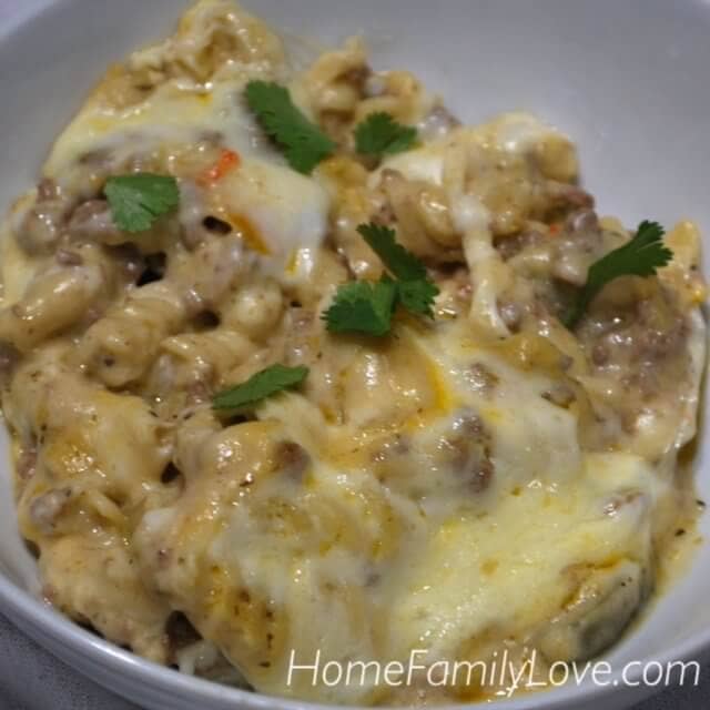 Light One-Pot Philly Cheese-steak Casserole