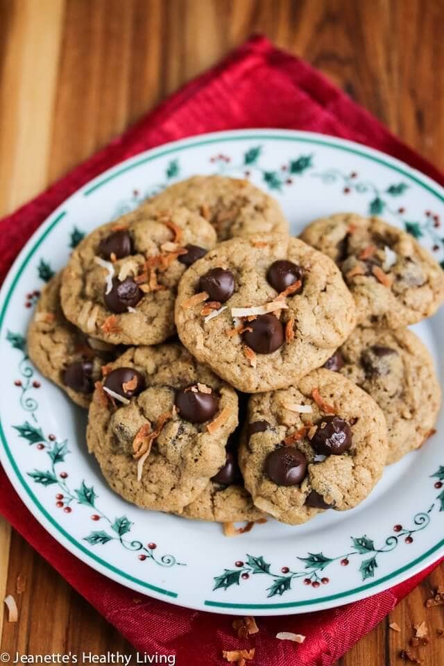 Toasted Coconut Chocolate Chip Oat Sorghum Cookies
