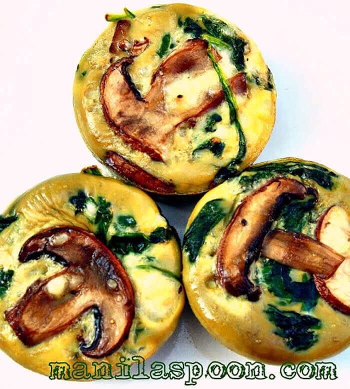 Spinach Quiche Cups