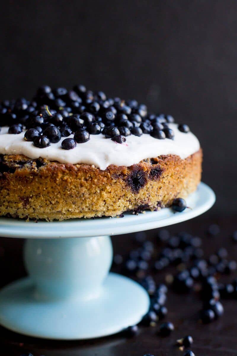 Blueberry, Lemon, & Almond Cake