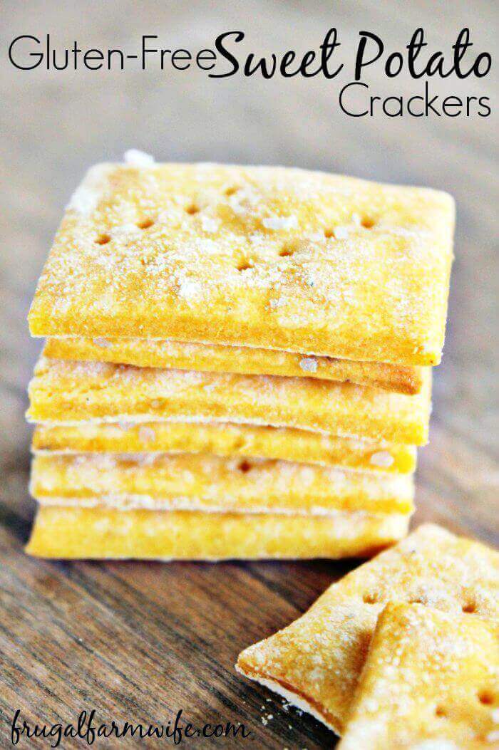 50 Best Gluten Free Cracker Recipes For 2020 That Taste Delicious   02 Gluten Free Sweet Potato Crackers 54health 