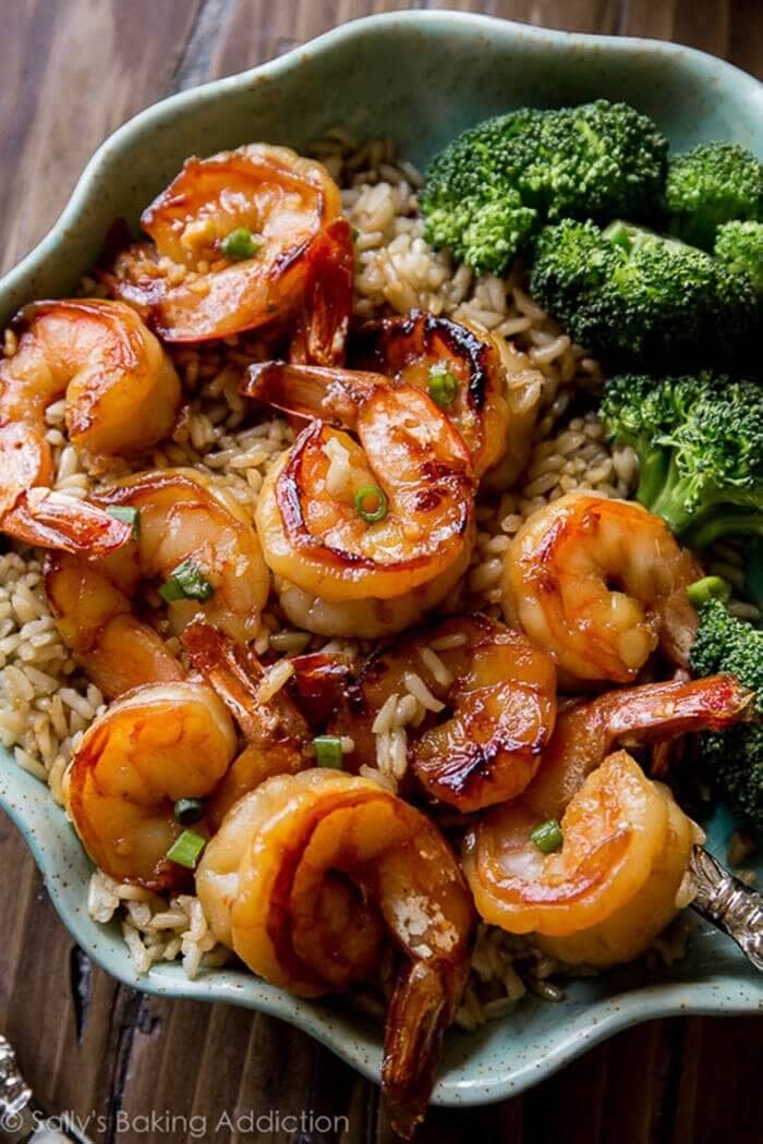 20 Minute Honey Garlic Shrimp