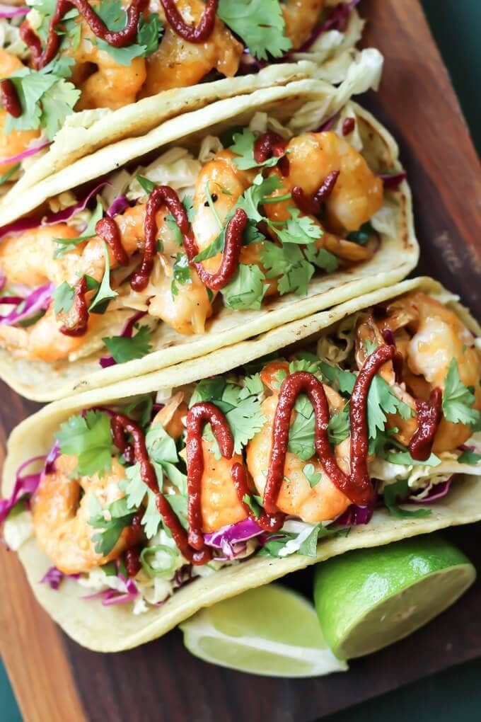 Paleo Bang Bang Shrimp Taco