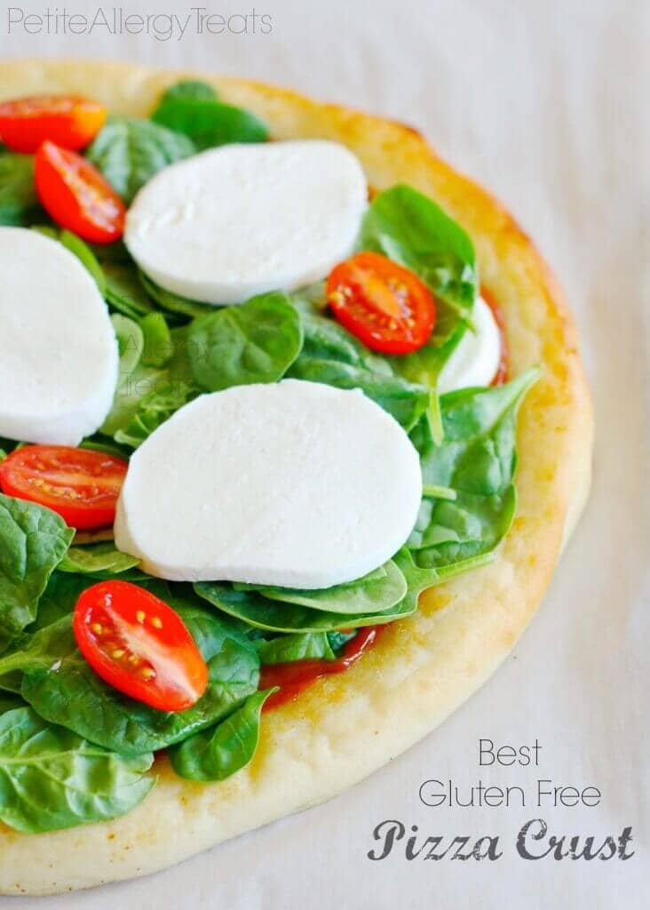 Salad Pizza with a Gluten-Free Crust