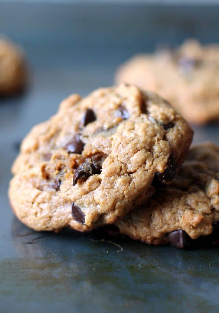 Peanut Butter Oatmeal Chocolate Chip Cookies