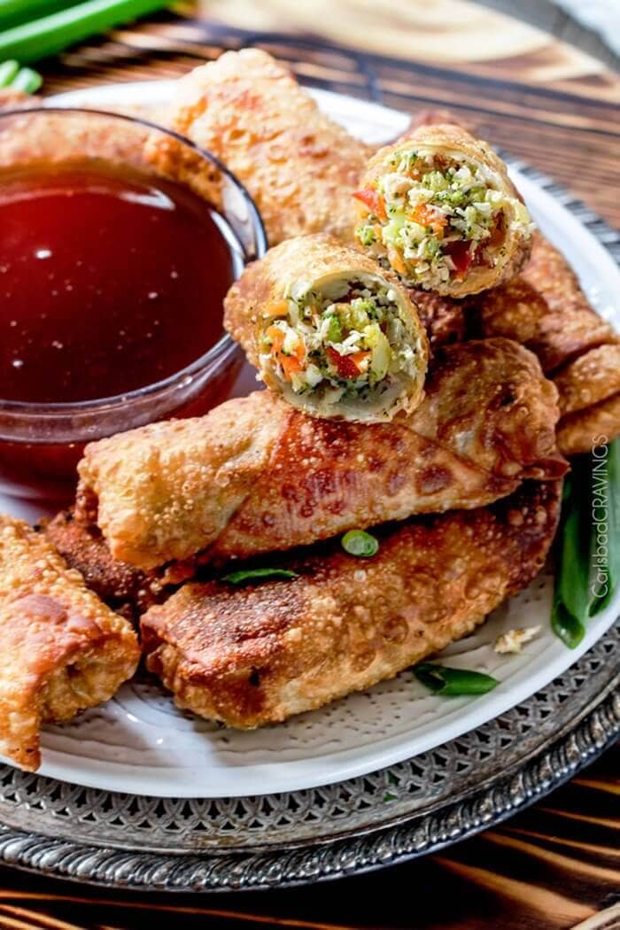 Sweet and Sour Chicken Egg Roll