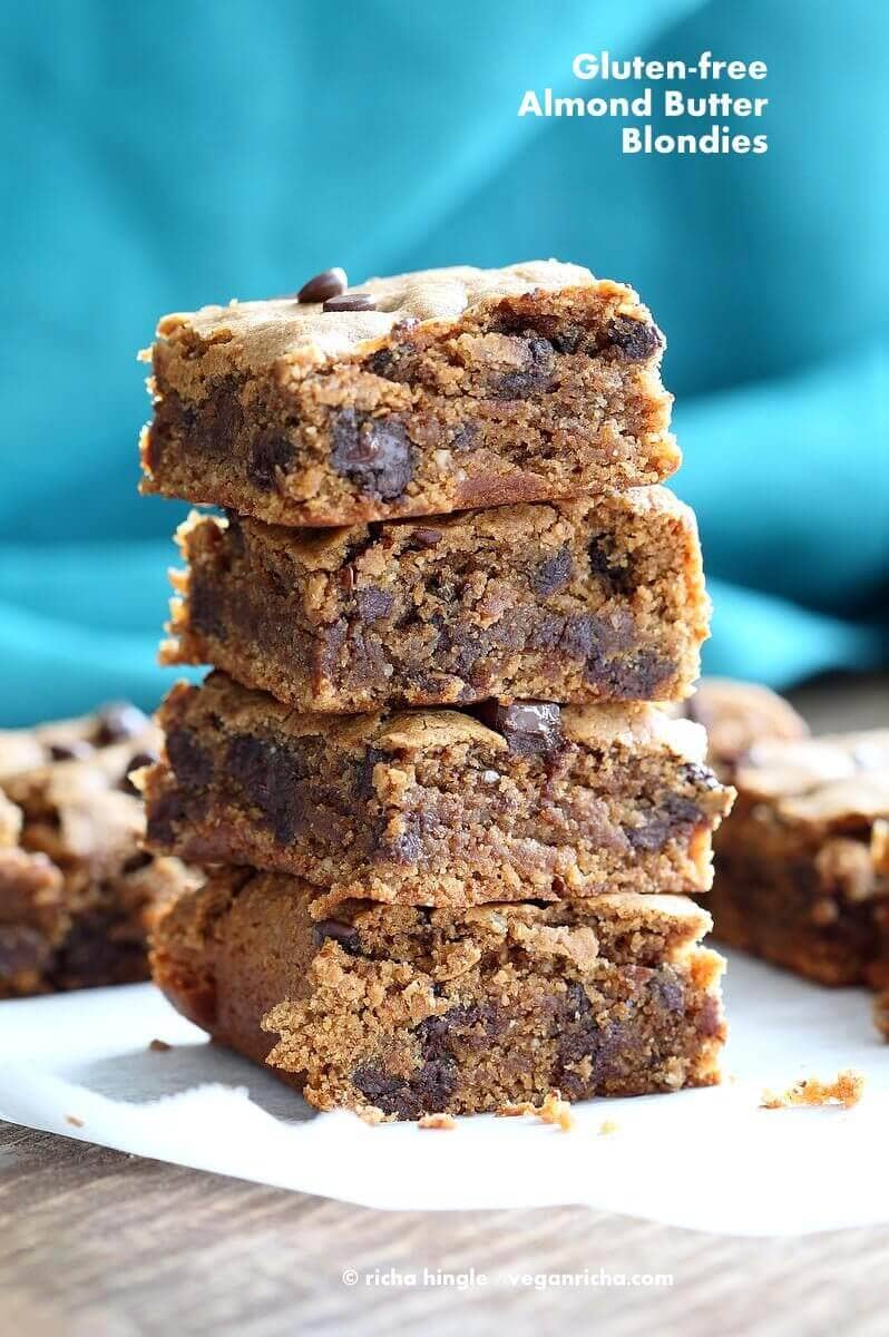 Gluten-Free Almond Butter Blondies