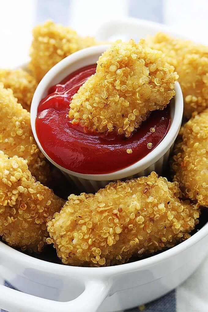 Quinoa Chicken Nuggets