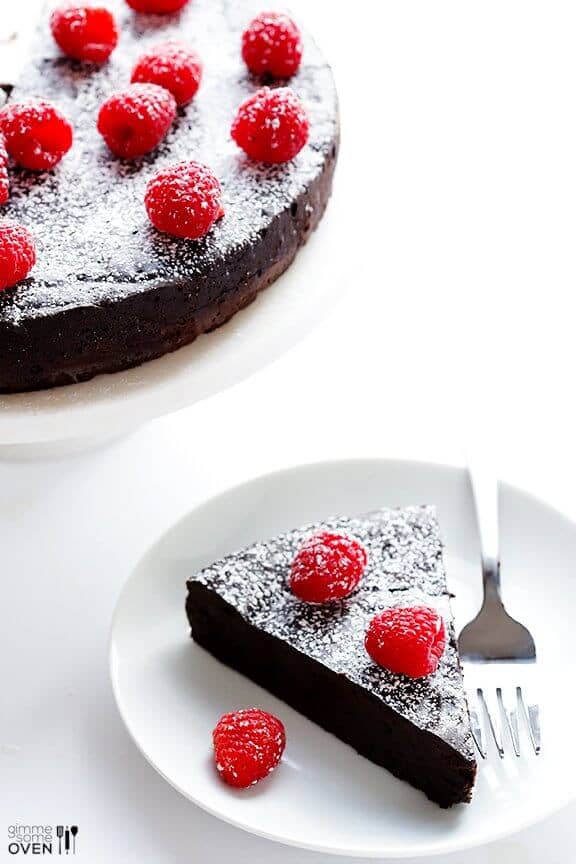 3-Ingredient Flourless Chocolate Cake