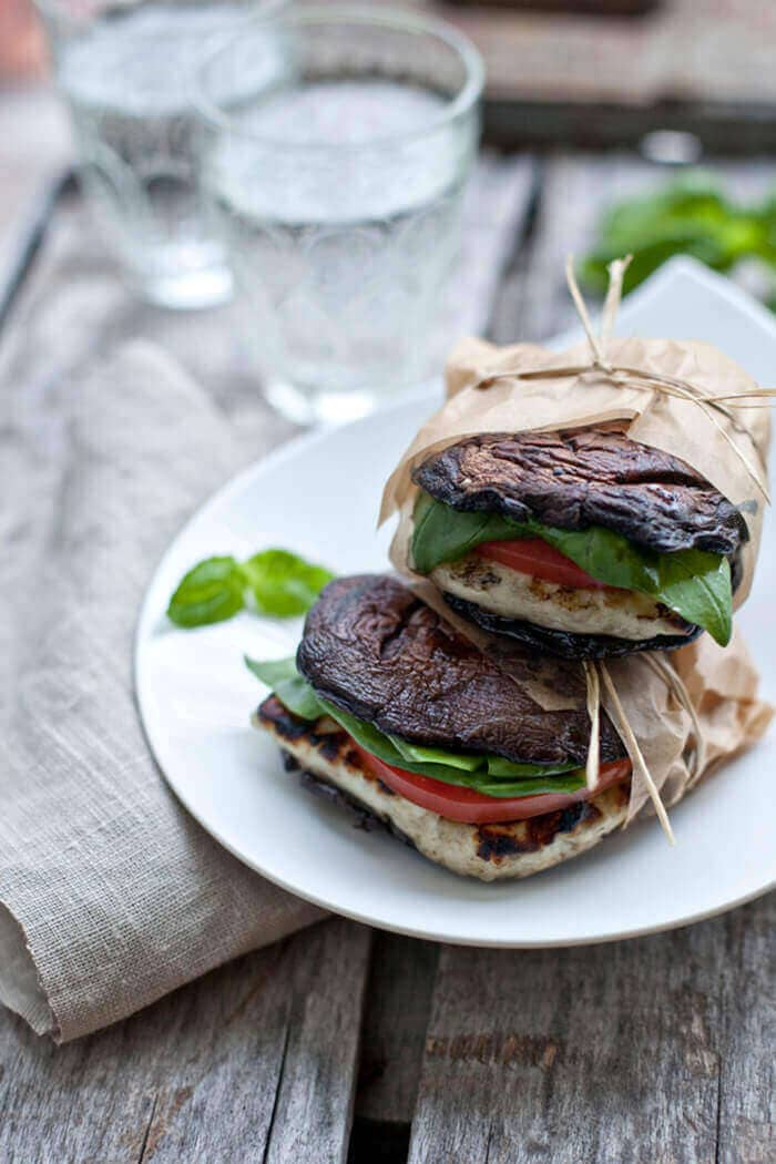 Portabella and Halloumi “Burgers” from Food for My Family