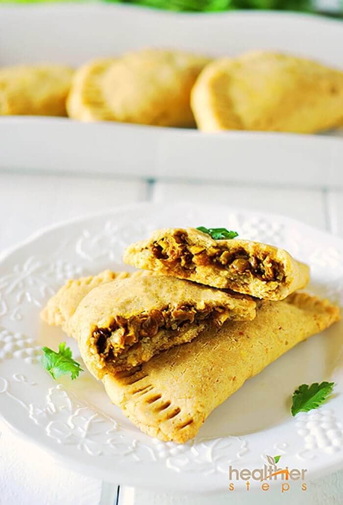 Jamaican Lentil Patties (Gluten Free, Vegan)