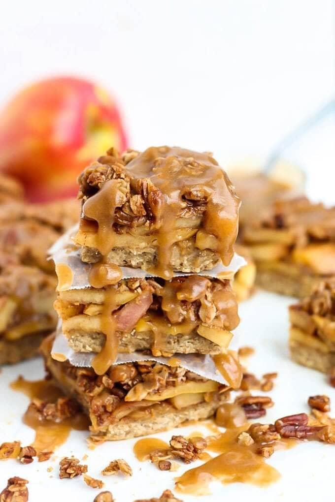 Vegan Apple Pie Bars (Gluten Free)