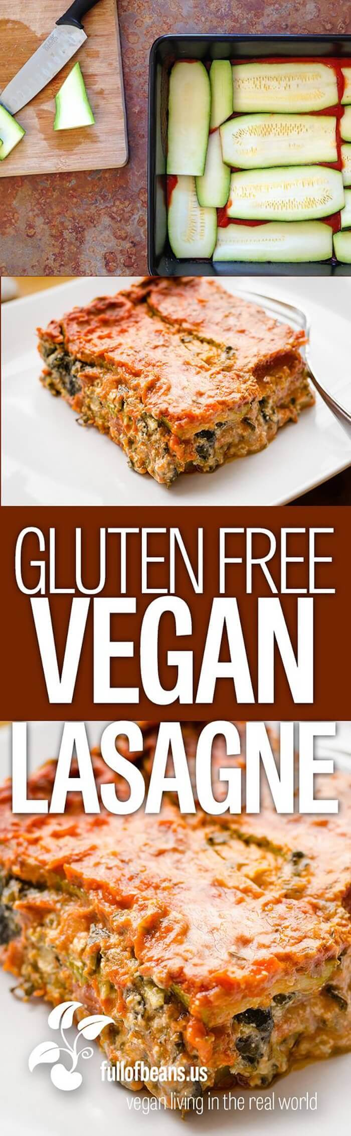 Vegan Gluten-Free Lasagna (Lasagne)