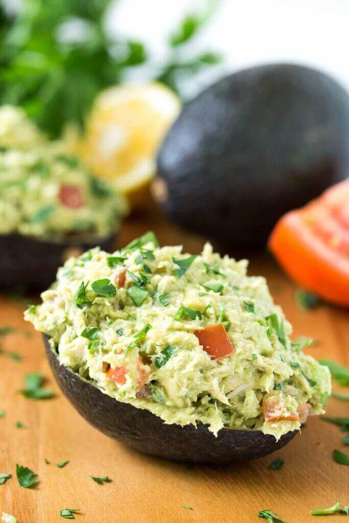 Paleo Tuna Avocado Boats