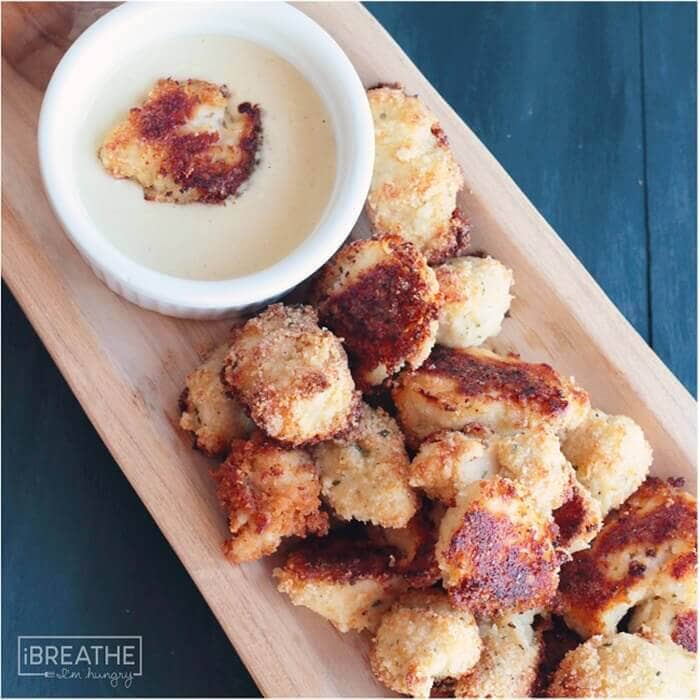 Cheesy Ranch Popcorn Chicken