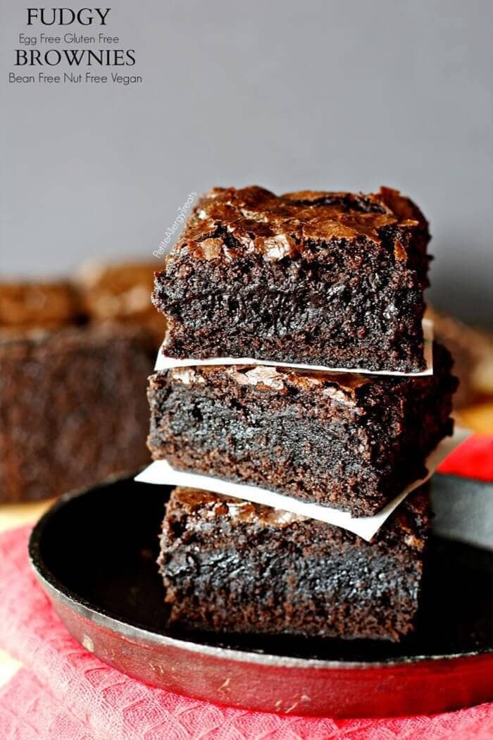 Fudgy Gluten-Free Egg-Free Brownies