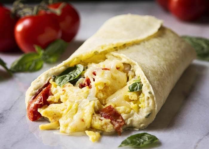 Gluten-free Tuscan Breakfast Wrap