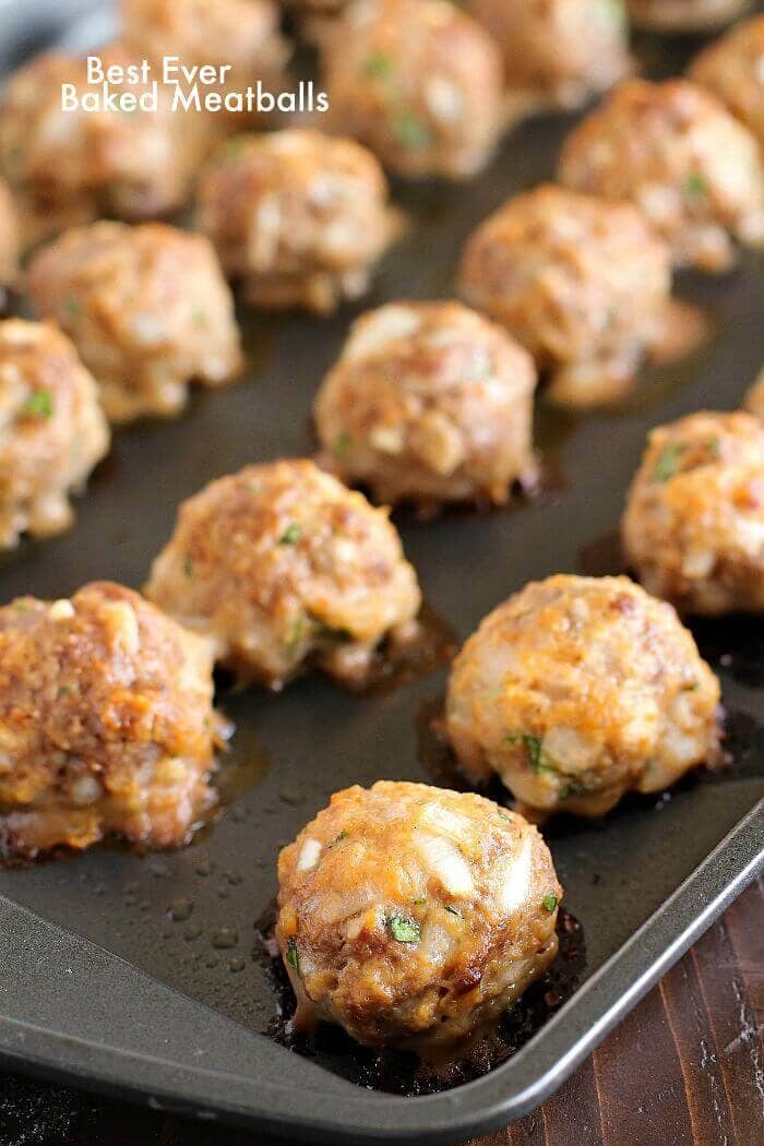 Best Ever (Easy) Baked Meatballs