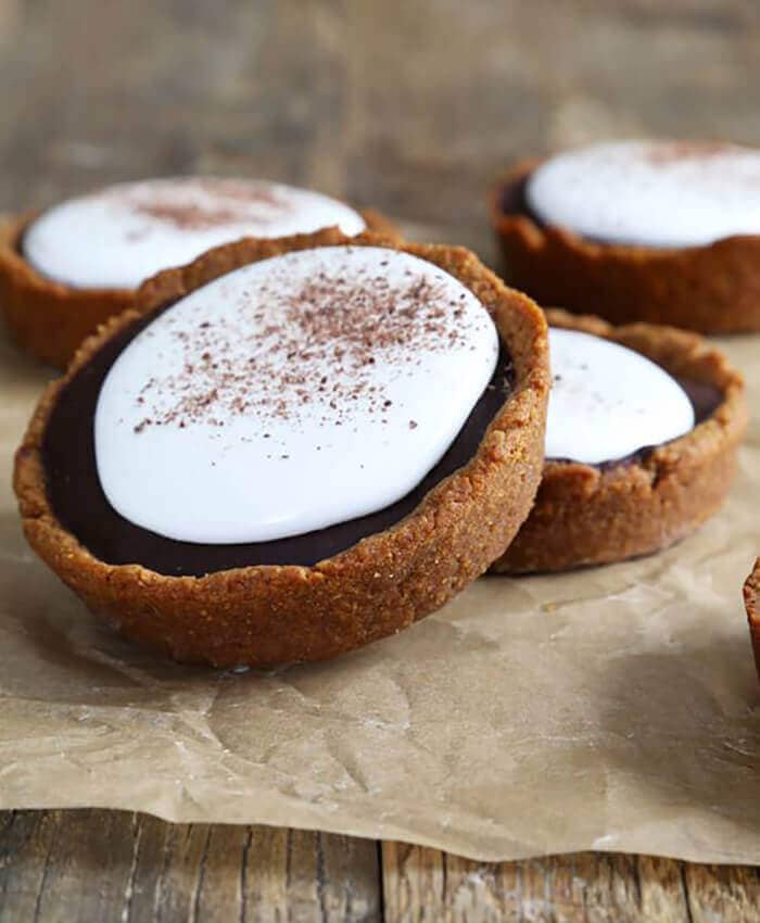 Minature Gluten-Free S'mores Pies