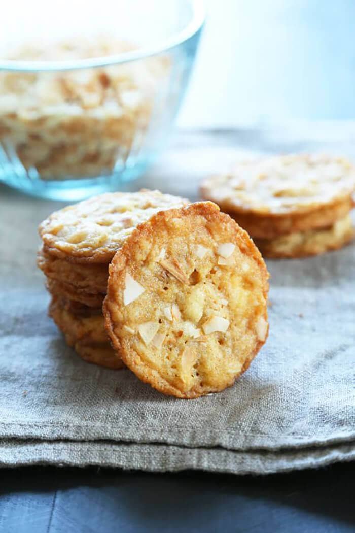 Thin and Crispy Gluten-Free Coconut Cookies