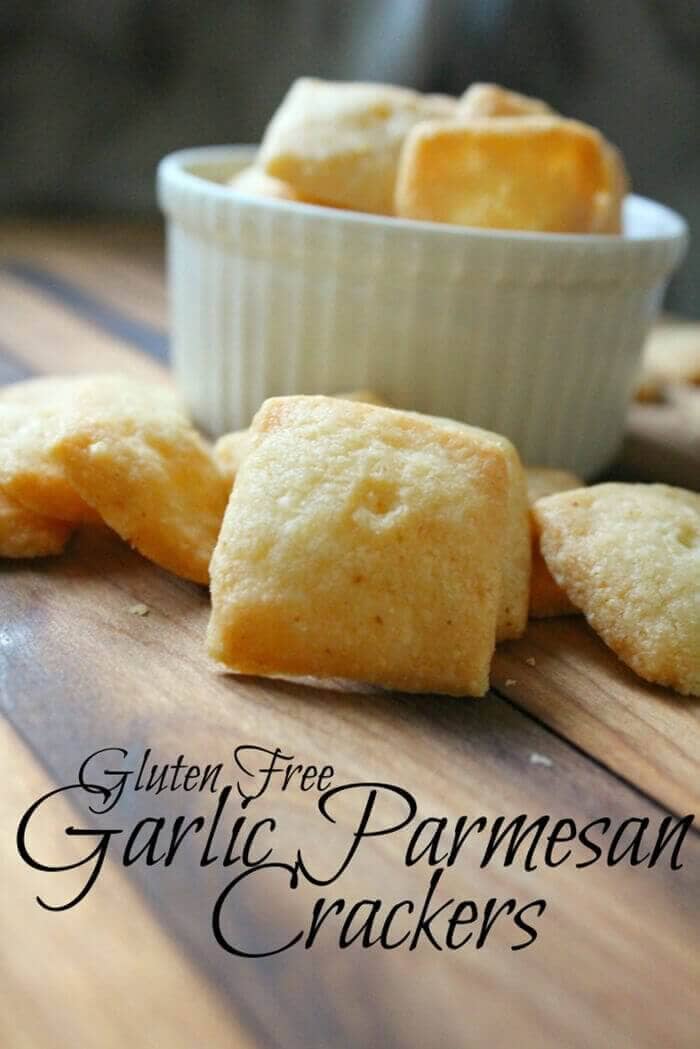 Gluten-Free Garlic Parmesan Crackers