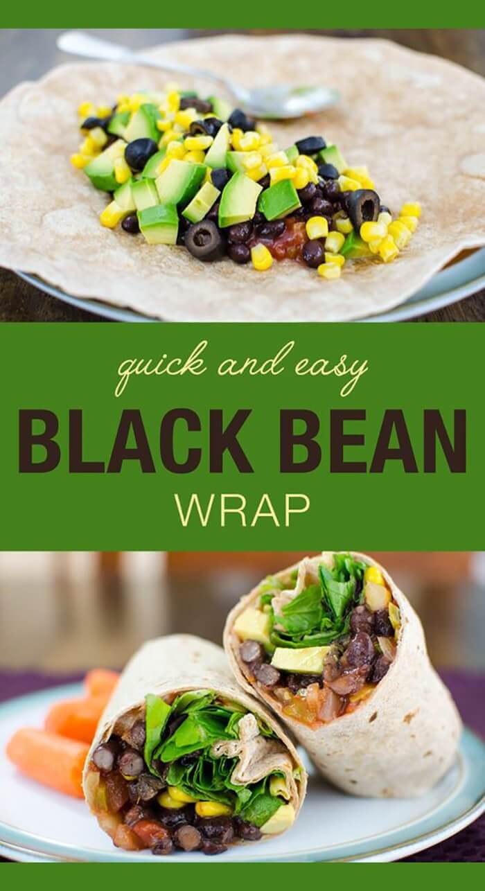 Black Bean Wrap