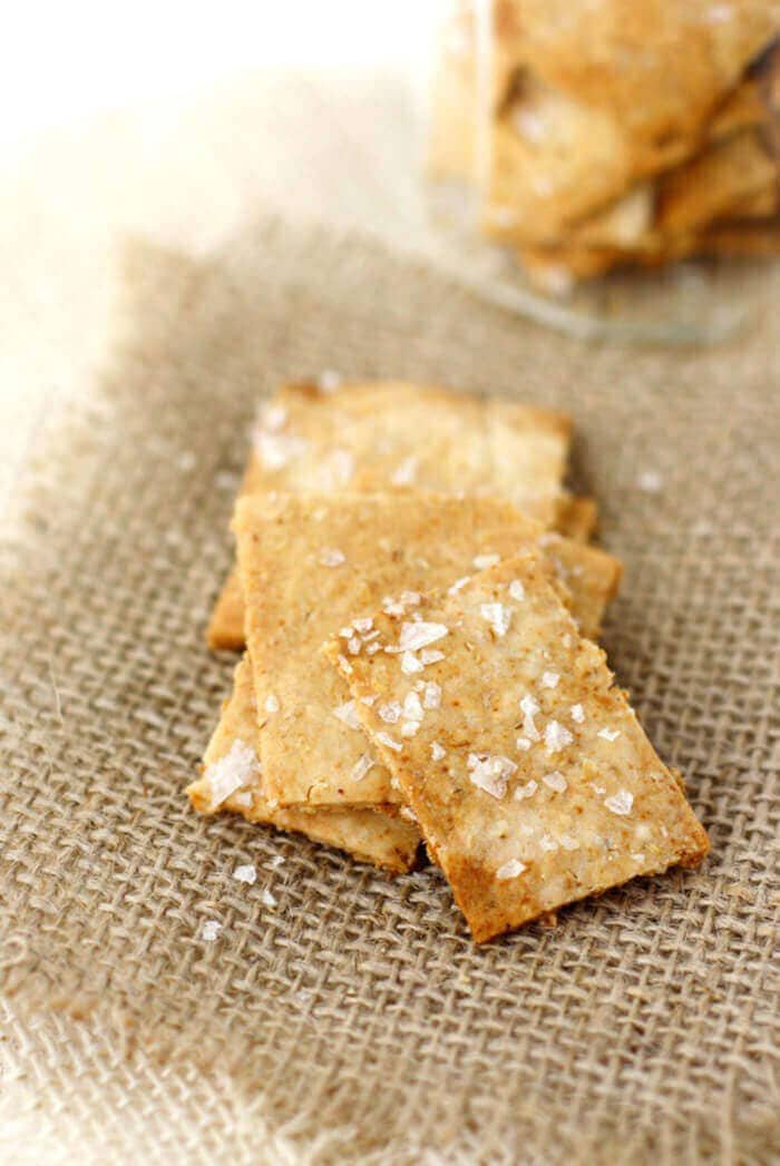 Easy Oatmeal Crackers (Gluten-Free and Vegan)