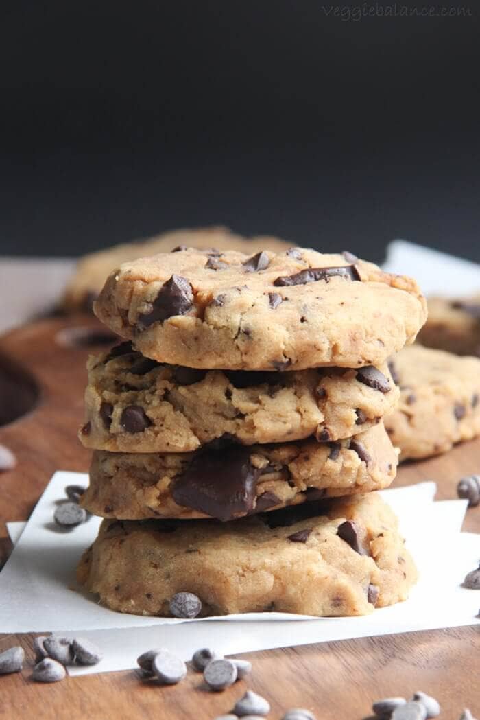 Healthy Gluten Free Chocolate Chip Cookies